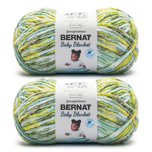 Bernat Babydeckengarn, Meer und Sand - 100% Polyester, Strick- und Häkelgarn, Garn, Polyester, Bernat von Bernat