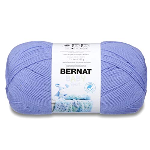 Bernat Big Ball Baby Solid Garn, 16312121319, leicht, 100% Acryl, 350 g, Lila von Bernat