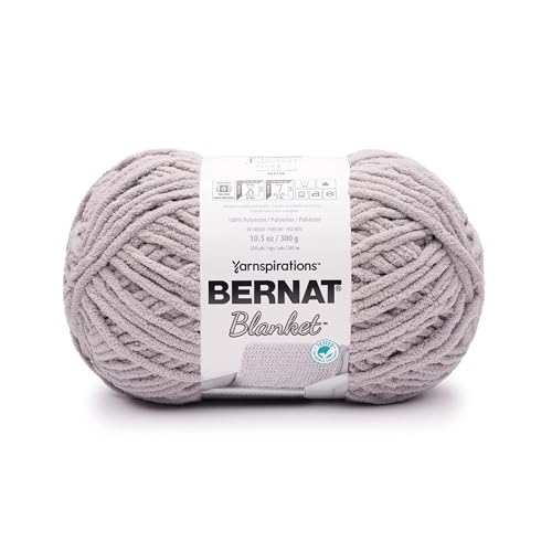 Bernat Blanket BB Sea Gull Grey Garn, 300 gr, Polyester, #6 super sperrig, 201 m – Stricken und Häkeln Bernat Blanket BB Sea Gull Grey Garn, 300 gr, Polyester, #6 super sperrig, 201 m – Stricken und Häkeln von Bernat