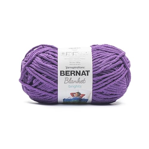 Bernat Blanket Brights, Sonstige, POW Purple, 14.7 x 14.7 x 28.67 cm von Bernat