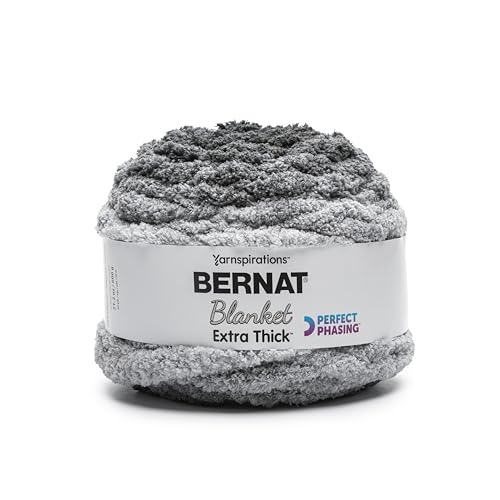 Bernat Blanket Extra Thick Perfect Phasing, Kohlefarben, 1 Packung à 600 g Garn Bernat Blanket Extra Thick Perfect Phasing, Kohlefarben, 1 Packung à 600 g Garn von Bernat