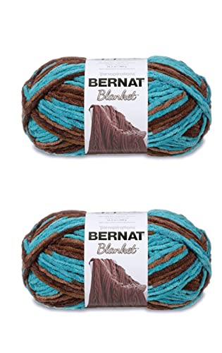 Bernat Blanket Mallard Wood Garn – 2 Packungen mit 300 g – Polyester – 6 super sperrig – 220 Meter – Stricken/Häkeln Bernat Blanket Mallard Wood Garn – 2 Packungen mit 300 g – Polyester – 6 super sperrig – 220 Meter – Stricken/Häkeln von Bernat