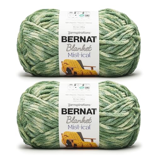 Bernat Blanket Mist-ical Fresh Green 2er-Pack 300 g Garn Bernat Blanket Mist-ical Fresh Green 2er-Pack 300 g Garn von Bernat
