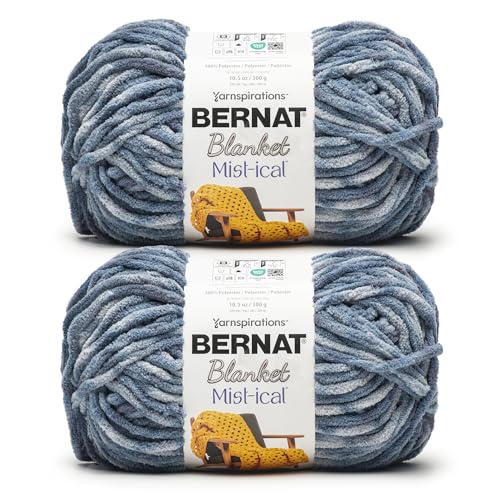 Bernat Blanket Mist-ical Storm Blue 2 Pack mit 300 g Garn Bernat Blanket Mist-ical Storm Blue 2 Pack mit 300 g Garn von Bernat