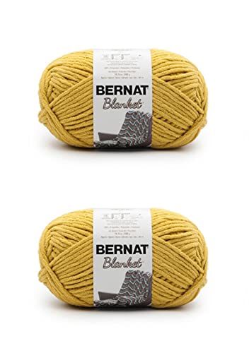 Bernat Blanket Moss Garn, 2 Packungen mit 300 g, Polyester, 6 super sperrig, 201 m, Stricken/Häkeln Bernat Blanket Moss Garn, 2 Packungen mit 300 g, Polyester, 6 super sperrig, 201 m, Stricken/Häkeln von Bernat