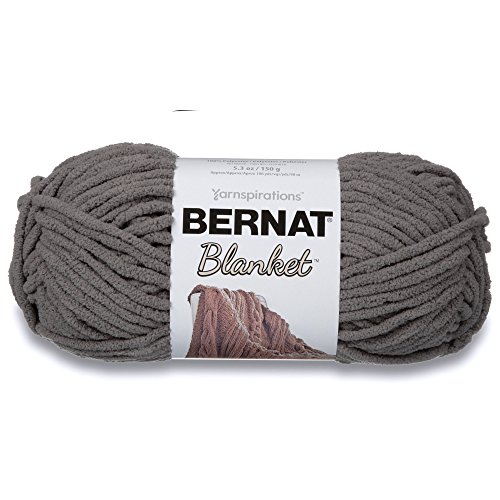 Bernat Blanket Super Bulky Garn, 150 g, Gauge 6, super sperrig, Dunkelgrau von Bernat