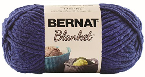Bernat Blanket Super Bulky Garn, 150 g, Gauge 6, super sperrig, Marineblau von Bernat