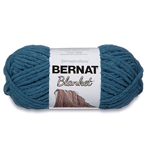 Bernat Blanket Super Bulky Garn, 150 g, Gauge 6, super sperrig, dunkles Blaugrün von Bernat