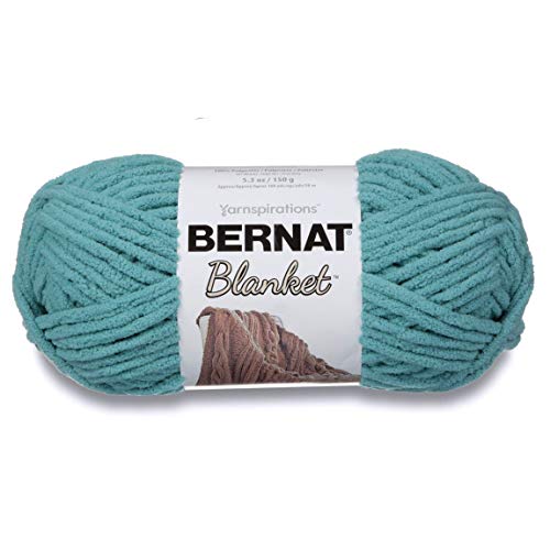 Bernat Blanket Super sperriges Garn, 150 g, Gauge 6, super sperrig, helles Blaugrün von Bernat