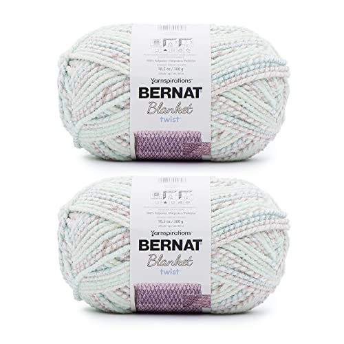 Bernat Blanket Twist Beachcomber Garn – 2 Packungen mit 300 g – Polyester – 6 super sperrig – 220 Meter – Stricken/Häkeln Bernat Blanket Twist Beachcomber Garn – 2 Packungen mit 300 g – Polyester – 6 super sperrig – 220 Meter – Stricken/Häkeln von Bernat