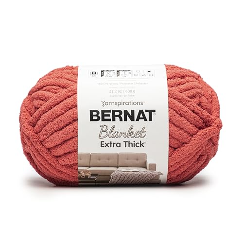 Bernat Decke, extra dick, ziegelrot, 1 Packung mit 600 g Garn Bernat Decke, extra dick, ziegelrot, 1 Packung mit 600 g Garn von Bernat