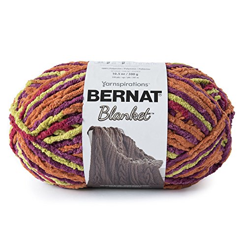 Bernat Decke Blanket Global Folk Collection Garn, Polyester, Pashmina, 300g, 201 von Bernat