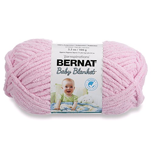 Bernat Garn Babydecke, Polyester, Babyrosa, 100g, 100 von Bernat