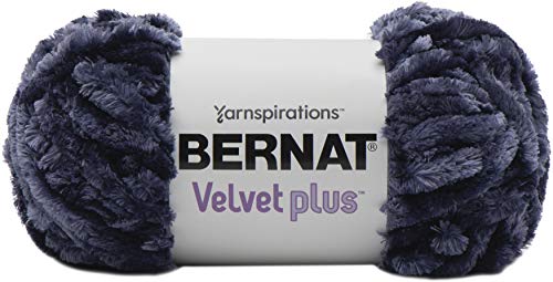 Bernat 16125656008 YARN Garn Samt plus Vel, Indigo Velvet, 71 meter von Bernat