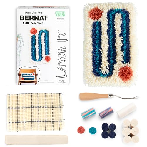 Bernat Latch It Boho Collection Wickelstraße, 1 Packung mit 30,5 x 50,8 cm, ideal für Kissen, Wandbehänge und mehr Bernat Latch It Boho Collection Wickelstraße, 1 Packung mit 30,5 x 50,8 cm, ideal für Kissen, Wandbehänge und mehr von Bernat