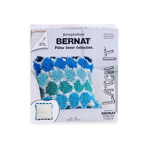 Bernat Latch It Kit - Fleece-Kissenbezug, Tropfen und Tropfen Bernat Latch It Kit - Fleece-Kissenbezug, Tropfen und Tropfen von Bernat