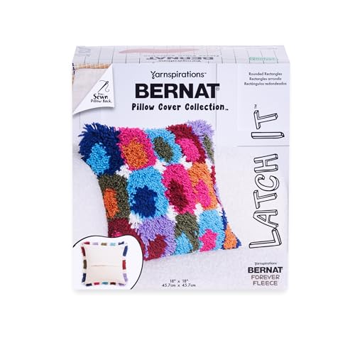 Bernat Latch It Kit - Fleece-Kissenbezug, abgerundete Rechtecke Bernat Latch It Kit - Fleece-Kissenbezug, abgerundete Rechtecke von Bernat