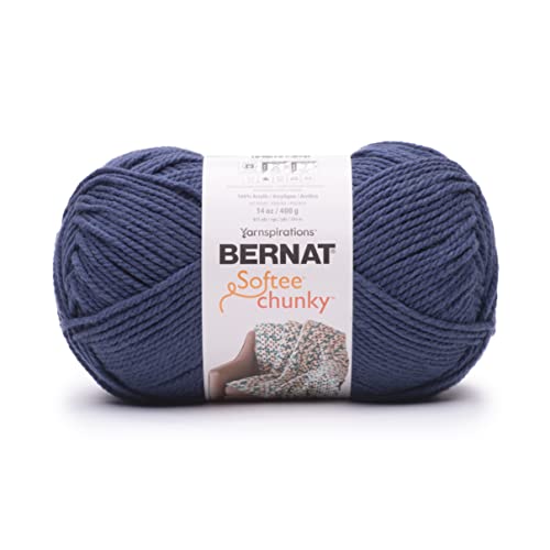 Bernat Softee Chunky BB Faded Denim Garn, 400 g, Acryl, 400 g, super sperrig, 400 m, Stricken/Häkeln von Bernat