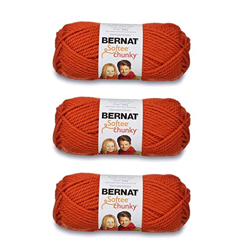 Bernat Softee Chunky Garn, 3er-Pack, Kürbis von Bernat