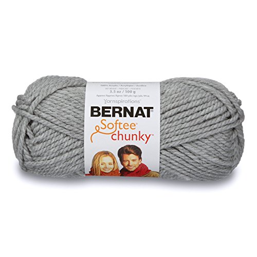 BERNAT SOFTEE CHUNKY -100G- GREY HEATHER von Bernat