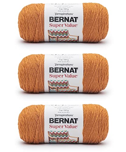 Bernat Super Value Garn, 3er-Pack, Masala 3 Stück Bernat Super Value Garn, 3er-Pack, Masala 3 Stück von Bernat