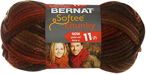 Bernat klein Acryl Softee Chunky Ball von Garn, Terra Cotta Mist Bernat klein Acryl Softee Chunky Ball von Garn, Terra Cotta Mist von Bernat