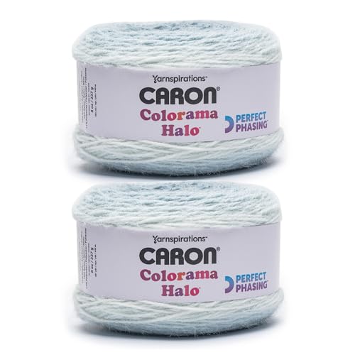 Caron 29107676004P02 Colorama Halo Cake Garn, Bluestone Frost Caron 29107676004P02 Colorama Halo Cake Garn, Bluestone Frost von Bernat