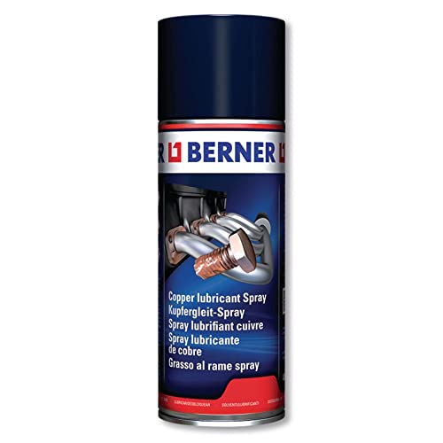 Berner Kupfer-Spray, Anti-Klump-Fett, geeignet für hohe Temperaturen, 400 ml von Berner