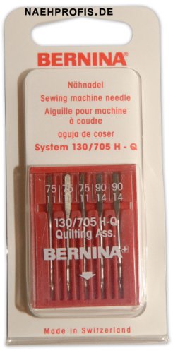 BERNINA Quilt-Nadeln, Stärken 75-90, zum Steppen & Quilten von Bernina