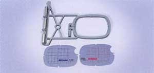 Stickrahmen klein Normalbetrieb/Freiarmstickerei (50x72mm) von Bernina