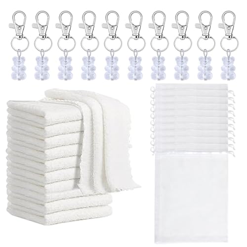 Bear Towels Baby Shower - Falthandtuch aus Korallenvlies in niedlicher Bärenform | 10 x – Falthandtuch mit Organzabeutel für Hochzeitsfeier Bear Towels Baby Shower - Falthandtuch aus Korallenvlies in niedlicher Bärenform | 10 x – Falthandtuch mit Organzabeutel für Hochzeitsfeier von Berriphonia