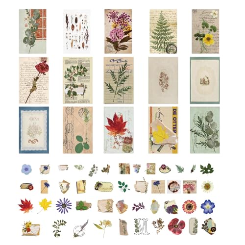 Berriphonia 60 dekorative dekorative Scrapbooking-Aufkleber für Scrapbooking – Vintage-Scrapbooking-Zubehör – Zubehör für Scrapbooking, ästhetisch, Basteln, bunte Dekorationen für das fa Berriphonia 60 dekorative dekorative Scrapbooking-Aufkleber für Scrapbooking – Vintage-Scrapbooking-Zubehör – Zubehör für Scrapbooking, ästhetisch, Basteln, bunte Dekorationen für das fa von Berriphonia