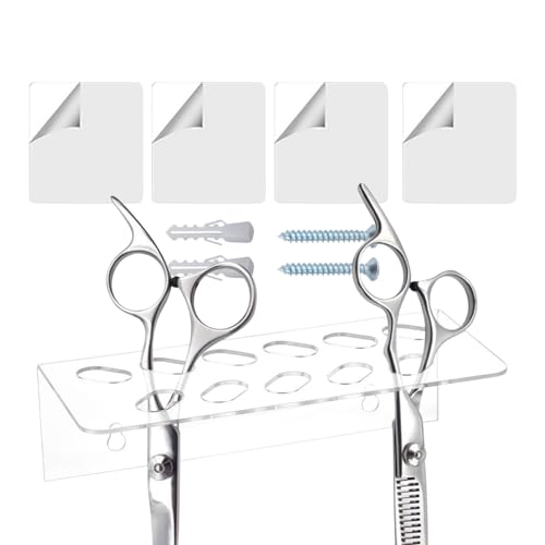 Berriphonia Carear Solder, Acryl Wall Mount Sissor Ständer mit 11 Löchern, Friseure Hair Supplies für den Arbeitsbereich Frisierraum Bringen Sie mühelose Organisation in Ihre Routine Quoti Berriphonia Carear Solder, Acryl Wall Mount Sissor Ständer mit 11 Löchern, Friseure Hair Supplies für den Arbeitsbereich Frisierraum Bringen Sie mühelose Organisation in Ihre Routine Quoti von Berriphonia