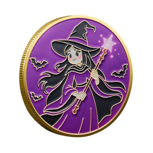 Berriphonia Halloween Coin - Festival Sammlermünze, Spooky Challenge Souvenir | Party Gunst Andenken für Erwachsene Männer Frauen, einzigartige Halloween -Erinnerungsstücke für Freunde Austausch Berriphonia Halloween Coin - Festival Sammlermünze, Spooky Challenge Souvenir | Party Gunst Andenken für Erwachsene Männer Frauen, einzigartige Halloween -Erinnerungsstücke für Freunde Austausch von Berriphonia