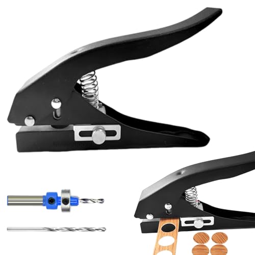 Berriphonia Hole Punch- Tragbare Handlochbohrer, Tensid | Handwerkswerkzeug für Reparaturen von Sammelalben, Erstellen Sie mühelos Löcher in verschiedenen Materialien mit diesem oder von Berriphonia
