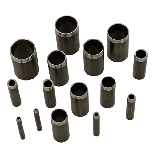 Berriphonia Hollow Punch Set für Leder | 15 Stück runde Augenringe | rundes Infusionswerkzeug für abgenutzte Lederarbeiten Handwerksprojekte für Taschen Liebhaber von Kostümen von Berriphonia