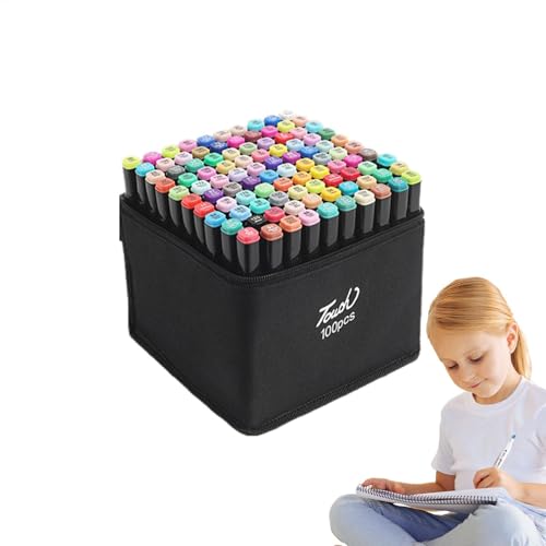 Berriphonia Marker-Set – 36-teiliges lebendiges Marker-Set, feine und breite Spitze, reichhaltiges Pigment für Kunst, Zeichnen und Ausmalen, ideal für Kinder, , Bastler und den professionellen Berriphonia Marker-Set – 36-teiliges lebendiges Marker-Set, feine und breite Spitze, reichhaltiges Pigment für Kunst, Zeichnen und Ausmalen, ideal für Kinder, , Bastler und den professionellen von Berriphonia
