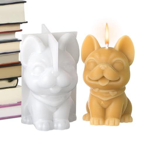 Berriphonia Silikon Kerzenform Hund - Tischdekoration Zierfiguren Betonformen | 3D Kerzenformen Für Bastelbedarf, Silikon Gießform Als Tischdekoration Berriphonia Silikon Kerzenform Hund - Tischdekoration Zierfiguren Betonformen | 3D Kerzenformen Für Bastelbedarf, Silikon Gießform Als Tischdekoration von Berriphonia