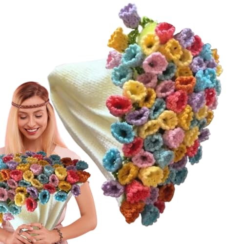 Häkel-Blumenstrauß – handgefertigte Blumendecke, Häkelblume | Boho, Afghanisch, komfortabel, quadratisch, buntes Großmutter-Design, weiches Bett oder Sofa-Abdeckung, Cad Häkel-Blumenstrauß – handgefertigte Blumendecke, Häkelblume | Boho, Afghanisch, komfortabel, quadratisch, buntes Großmutter-Design, weiches Bett oder Sofa-Abdeckung, Cad von Berriphonia