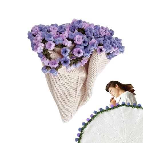 Handgemachtes Häkel-Wurfset - weiches dickes Garn, Blumendecke mit Blumenmuster | COBLET FLORAL COZY SET für Anfänger, Erwachsene, Dekoteppich Handgemachtes Häkel-Wurfset - weiches dickes Garn, Blumendecke mit Blumenmuster | COBLET FLORAL COZY SET für Anfänger, Erwachsene, Dekoteppich von Berriphonia