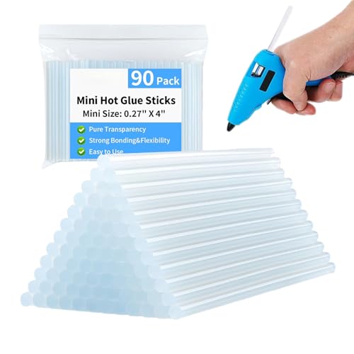 Heißkleber-Sticks – Clear Professional Grade Glue Sticks | Schnellschmelzklebstoff für Heißklebepistolen, starke dauerhafte Bindung auf Papier aus Kunststoff aus Holz, Stäbchen Heißkleber-Sticks – Clear Professional Grade Glue Sticks | Schnellschmelzklebstoff für Heißklebepistolen, starke dauerhafte Bindung auf Papier aus Kunststoff aus Holz, Stäbchen von Berriphonia