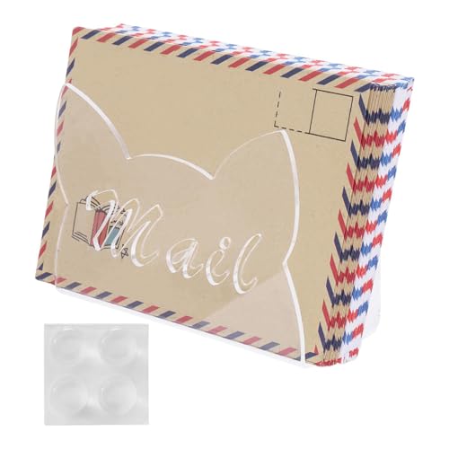 Katzen-E-Mail-Halter aus Acryl – Katzen-Dekor Schreibtisch-Organizer, Briefsortierer | Transparentes Acryl Briefablage | Elegantes Home Office Zubehör | P Ständer Katzen-E-Mail-Halter aus Acryl – Katzen-Dekor Schreibtisch-Organizer, Briefsortierer | Transparentes Acryl Briefablage | Elegantes Home Office Zubehör | P Ständer von Berriphonia