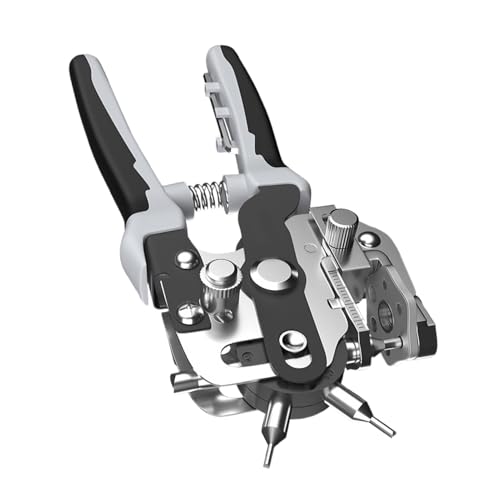 Lederloch -Punch, 360 Grad Rotationsgürtel -Loch -Puncher -Werkzeug - Haushaltshandbuch Stoffhandwerk Puching -Zange Für Zuhause, Handgefertigtes Studio, 8,66 Zoll von Berriphonia