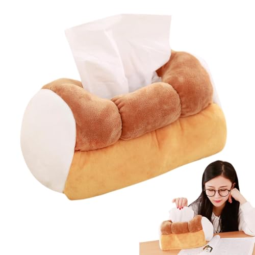 Lustige Stoffboxabdeckung | Cartoon-Artwork Brot aus Plüschstoff, Gesichtsbox Spender | Toasttuchhalter aus Plüsch, Serviettenspender Lustige Stoffboxabdeckung | Cartoon-Artwork Brot aus Plüschstoff, Gesichtsbox Spender | Toasttuchhalter aus Plüsch, Serviettenspender von Berriphonia