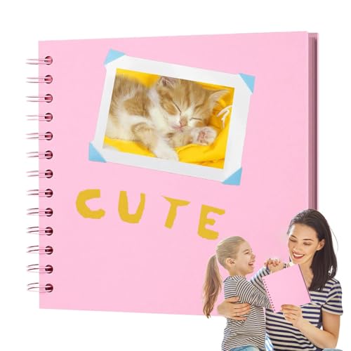 Scrapbook Fotoalbum, flexibles Scrapbooking-Zubehör für Sammelalben, um 360 Grad drehbare Seite für Jubiläen, Familienerinnerungen Scrapbook Fotoalbum, flexibles Scrapbooking-Zubehör für Sammelalben, um 360 Grad drehbare Seite für Jubiläen, Familienerinnerungen von Berriphonia