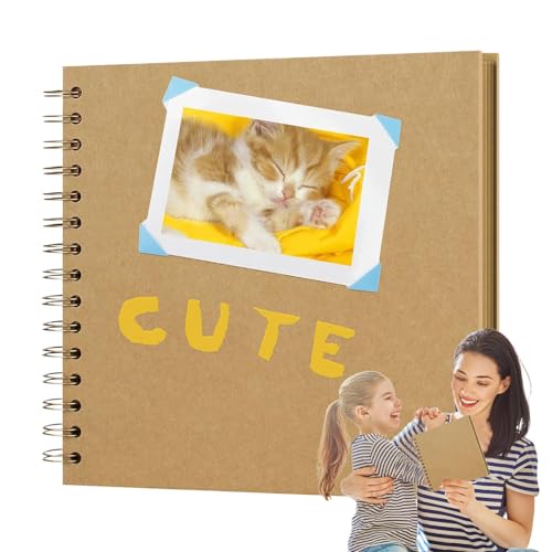 Scrapbook Fotoalbum | Flexibles Sammelalbum | Fotoalbum mit 360-Grad-Drehung für Jubiläen, Familienerinnerungen Scrapbook Fotoalbum | Flexibles Sammelalbum | Fotoalbum mit 360-Grad-Drehung für Jubiläen, Familienerinnerungen von Berriphonia