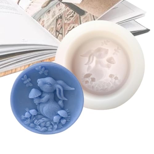 Seifenformen für Kaninchen, Silikonform für Osterhasen, Epoxidharz, Formen für Kerzenherstellung, Kaninchengipsform für Bastelarbeiten aus Ton und Seife, D Seifenformen für Kaninchen, Silikonform für Osterhasen, Epoxidharz, Formen für Kerzenherstellung, Kaninchengipsform für Bastelarbeiten aus Ton und Seife, D von Berriphonia
