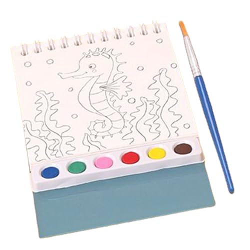 Wassermal-Aktivitätenbuch – Wiederverwendbare Wasserdoodle-Mal-Stempel, Lernspiele | Waschbarer Lernordner für Kleinkinder, ideales Flugzeug-Spielzeug Wassermal-Aktivitätenbuch – Wiederverwendbare Wasserdoodle-Mal-Stempel, Lernspiele | Waschbarer Lernordner für Kleinkinder, ideales Flugzeug-Spielzeug von Berriphonia