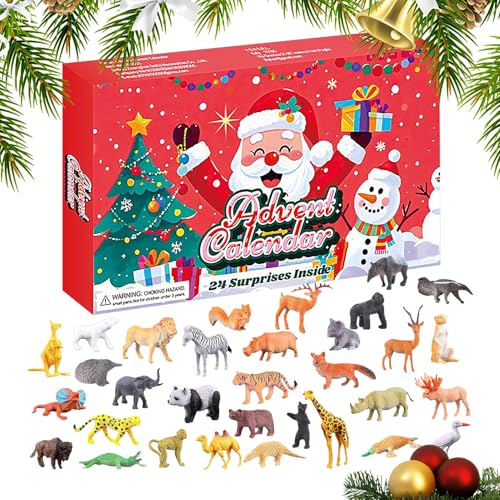 Weihnachts-Countdown-Kalender – Kalender aus Holz, Tagesmarker, Countdown im rustikalen Bauernhofstil, zum Aufhängen an Wänden, Türen oder Mänteln, ideal zum Erstellen eines von Berriphonia