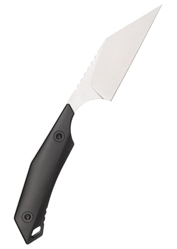 Berserk Blades - RAK - Feststehendes Sax Messer - Neck-Knife - Sheepsfoot Klinge - ca. 7,5 cm Klingenlänge - inkl. Kydex Scheide und Kette (Stonewashed) von Berserk Blades